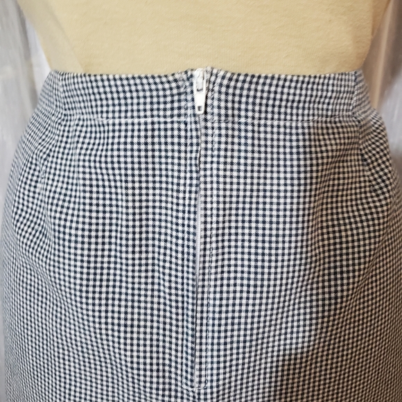 L&S designs size 13 black white check skirt - Picture 2 of 4